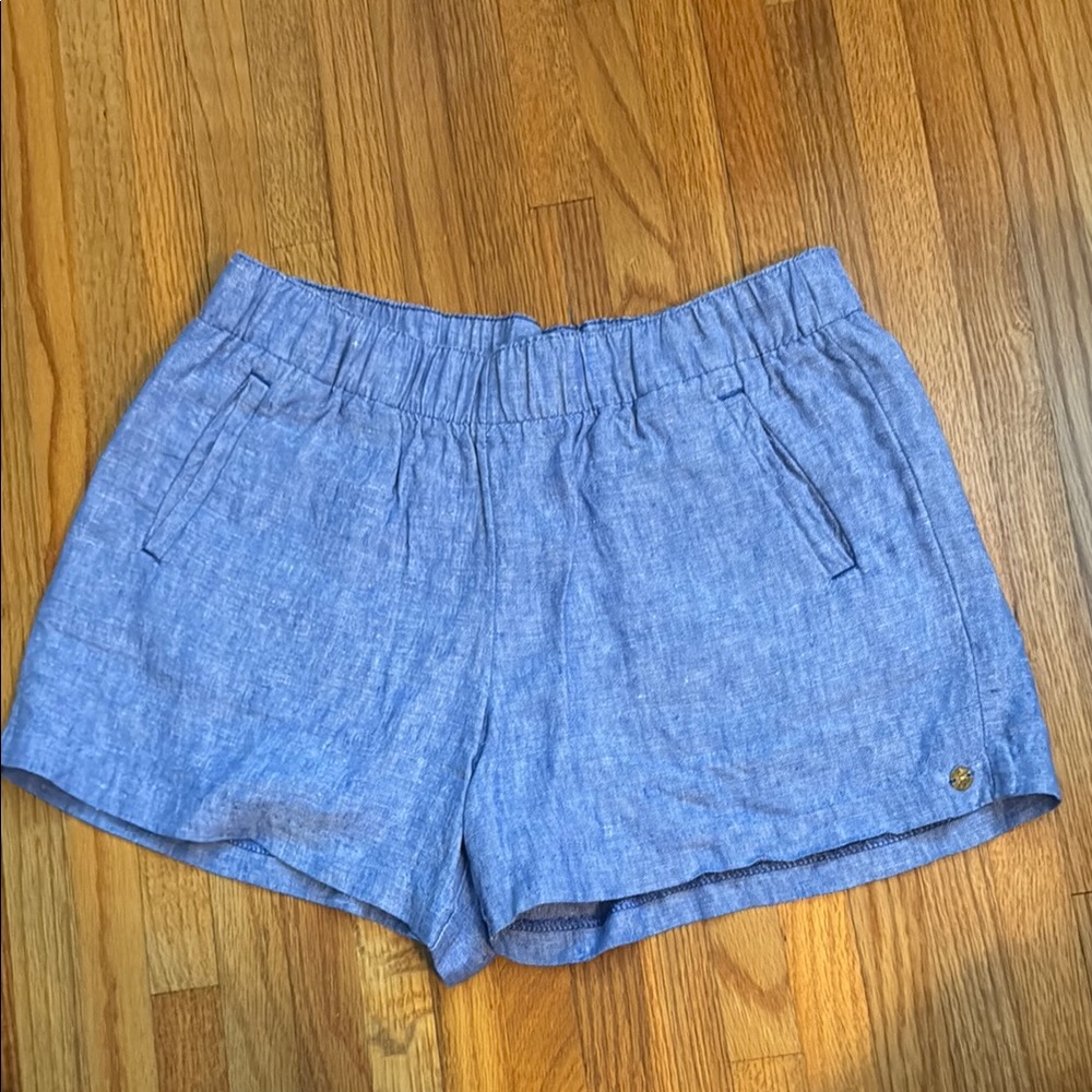Lilly Pulitzer blue linen Women's Shorts
